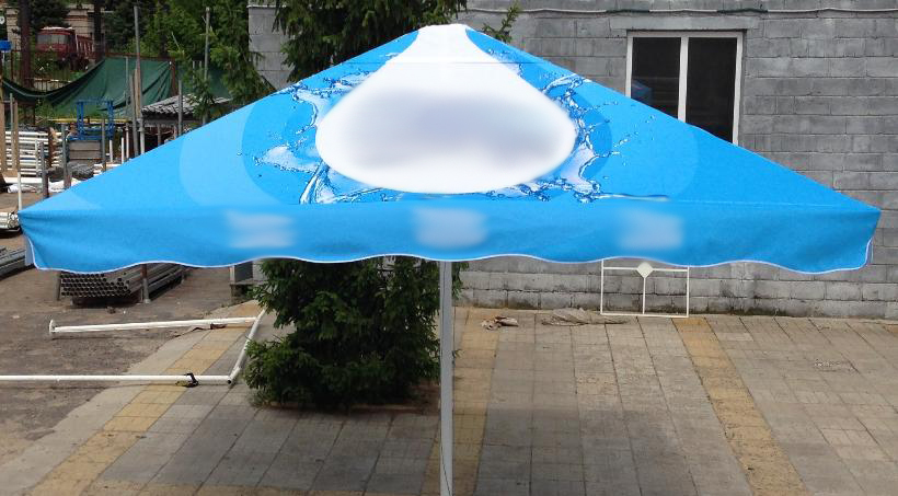 Зонт 4*4 м квадратный алюминиевый 8 лучей